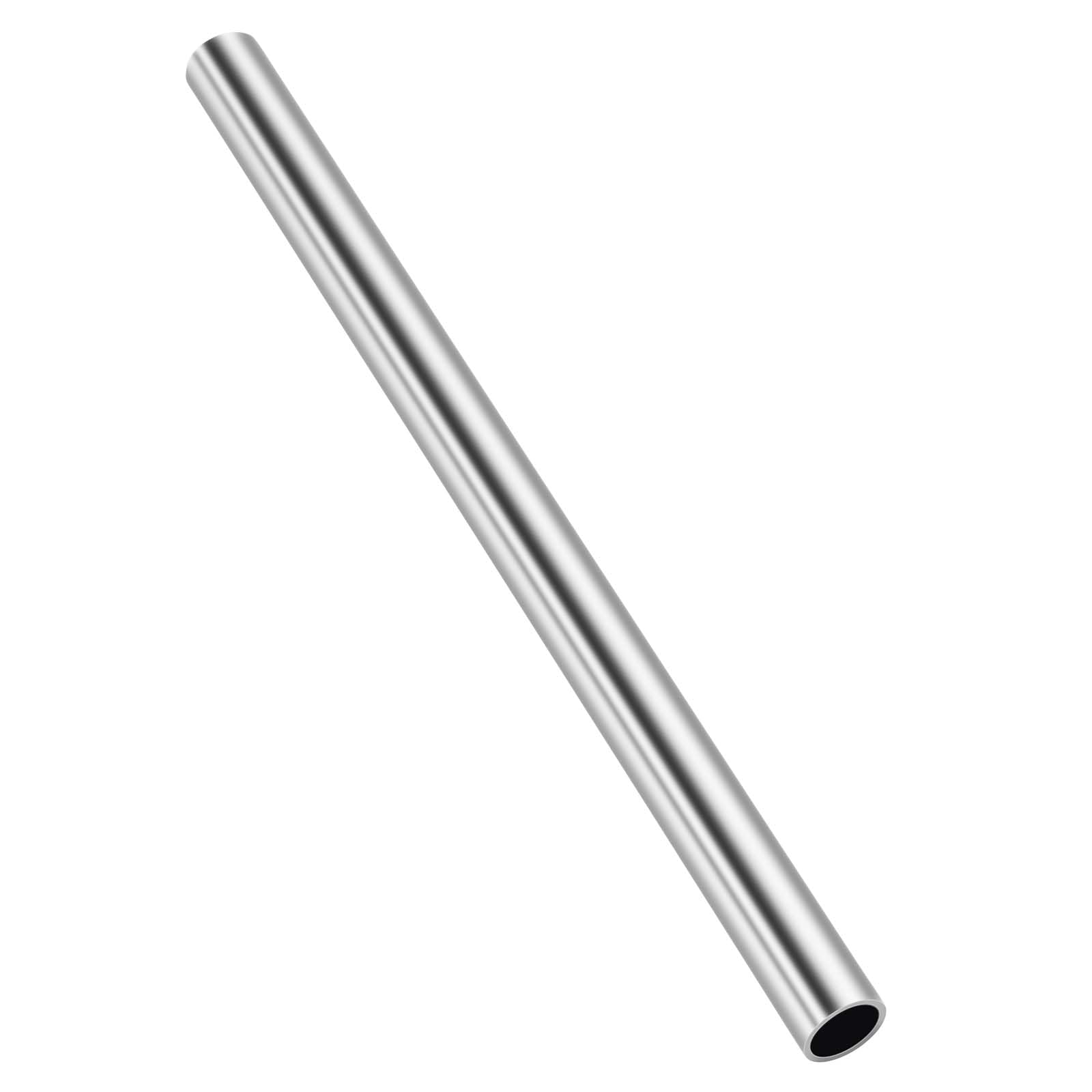 Photo 1 of 1 Inch (25mm) OD Round Metal Pipe, 304 Stainless Steel Tubing, 12" Length Weldable Industrial Straight Tube, 1 PCS