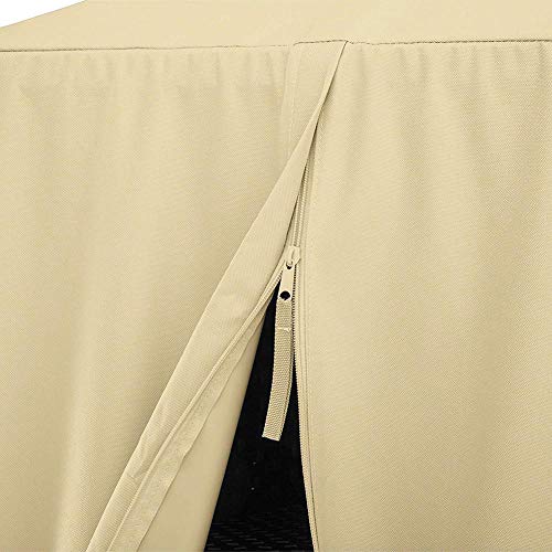blue--net Patio Heater Cover Waterproof, Outdoor Standup Patio Heater Covers with Zipper, Heavy Duty Oxford Dustproof Furniture Protector (Round Square 8181221cm)
