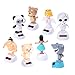 Dengguoli Cute Solar Powered Dancing Ornament Toys That Flip Flap for Car Home Desk Dancer Bobble Decarations, Shark(Color Send Randomly)