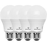 Great Eagle 100W Equivalent LED Light Bulb 1600 Lumens A19 3000K Bright White Non-Dimmable 14-Watt UL Listed (4-pack)