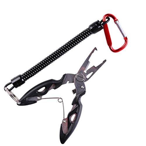 Abaodam Angelzange, multifunktionale Pinzette, Fischdraht, Schere, Fischgriff-Ausrüstung – Bild 4