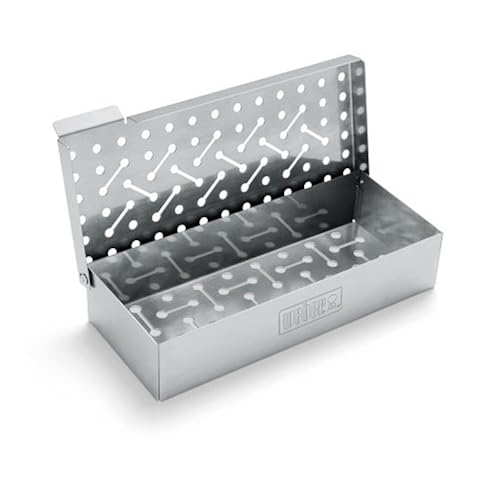 Weber 7576 Universal Stainless Steel Smoker Box Patio, Lawn & Garden, Grills & Outdoor Cooking, Outdoor Cooking Tools & Accessories, Grilling Cookware & Rotisseries, Smoker Boxes