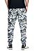 PROGO USA Men's Joggers Sweatpants Basic Fleece Marled Jogger Pant Elastic Waist (Medium, Slade Camouflage)