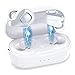 VORCSBINE Bluetooth Earbuds Wireless Headphones Waterproof, Auto Pairing Bluetooth Earphones and Charging Case 18H Playtime -White