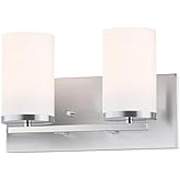Maxim Lighting 10282SWSN Lateral - 2 Light Bath Vanity-7.63 Inches Tall and 12 Inches Wide, Finish Color: Satin Nickel