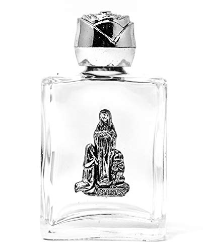 Catholic Gift Shop Lourdes Authentic Lourdes Holy Water in a Glass Bottle & Lourdes Prayer Card — image 1