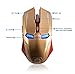 Taonology Iron Man Wireless Gaming Mouse 2.4G with USB Nano Receiver for PC,Laptop,Computer, Macbook,Notebook,3 DPI Adjustment Levels