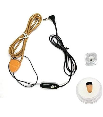 thumbnail image 2 of COOMAX Mini Hidden Spy Earphone – Wireless Earpiece With Built-in Mic (Beige, Model A680) 2 of 3