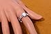 CiNily 18K Gold Plated Opal Ring-White Fire Opal & Amethyst & Cubic Zirconia Women Jewelry Gemstone Engagement Anniversary Ring Size 5-13