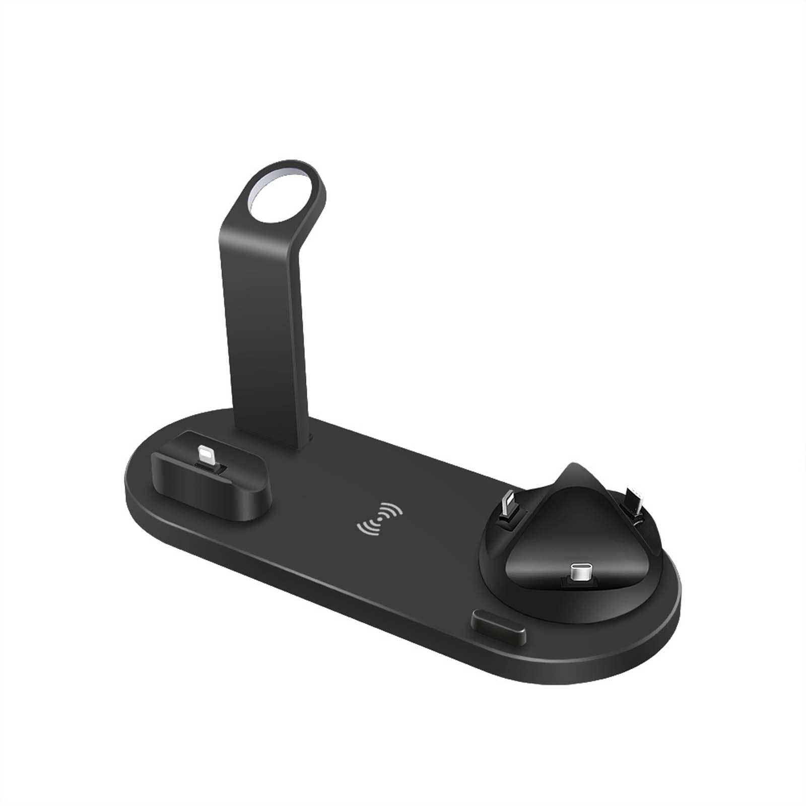 Lihuzmd Wireless Charger, 4 in 1 Induction Charger Wireless Charging Stand for Iphone 11 Pro X XS Max XR 8 Airpods Pro Apple Watch Docking Station