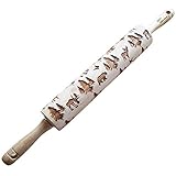 Rolling Pin Moose, Bear, Deer Mountain Embossed Pattern