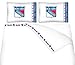 NHL New York Rangers Hockey Team 5pc Queen Bedding Set