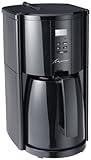 Capresso 437.01 Elegance 8-Cup Digital Thermal Coffeemaker, Black