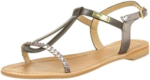 Les Tropeziennes Par M Belarbi Womens Hatress Flat Leather Sandals Black Size 39 (5.5 To 6)