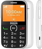 Alcatel 2004 C - Teléfono libre (8 MB de RAM, 16 MB de memoria interna) color blanco