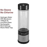 PURE HYDROGEN, Portable hydrogen water generator with SPE technology and DuPont membrane. H2-rich antioxidant water on the go. Travel, office, or home.