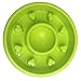 Pet Cuisine Slow Feeder Dog Bowl Anti-Gulping Interactive Puppy Slower Food Feeding Dishes Green Heart
