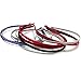 Yazon 12pcs 6mm Thin Plastic Headbands for Girls Women Solid Cute Hair Headband with Teeth Non-slip Hair Hoops Hair Accessories