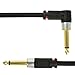 Mediabridge™ Ultra Series Right Angle Guitar Instrument Cable (25 Feet) - 1/4 Inch Right Angle to 1/4 Inch Straight (Part# MC-14R-14S-25)