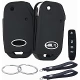 TANGSEN Key Fob Case For Hyundai & Kia – Carbon Fiber Style, Double-Layer Protection, 4-Button Remote Cover - View #8