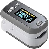 Finger Pulse Oximeter, (SpO2) Blood Oxygen Saturation Monitor with Pulse Rate Measurements and Pulse Bar Graph, Digital Readi