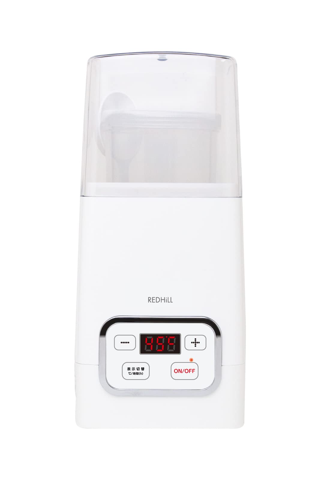 ホビナビ ヨーグルトメーカー レシピ付き 温度調整機能 タイマー設定 甘酒メーカー 牛乳パック対応 低温調理 ヨーグルト メーカー おしゃれ おすすめ よーぐるとめーかー コンパクト ホワイト yom001-wh商品画像