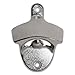 Wall Mount Bottle Opener - Chrome Silver 6 Pack Set | Hardware Included | Indie Craft Supply