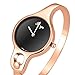 Xinge Women's Bangle Bracelets Watch Set 3 Pieces Rose Gold Tone XG3678BR&0620