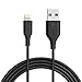 Anker Powerline Lightning Cable (3ft), MFi Certified High-Speed Charging Cord Durable for iPhone Xs/XS Max/XR/X / 8/8 Plus / 7/7 Plus, and More (Black)