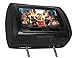 Rockville RTSVD961-BK 9 Black Touchscreen DVD/HDMI Headrest Monitors+Headphones
