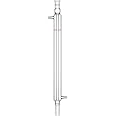 StonyLab Borosilicate Glass Liebig Condenser with 24/40 Joint 400mm Jacket Length Lab Glass Condenser