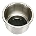 Amarine-made 5pcs Stainless Steel Cup Drink Holder with Drain Marine Boat Rv Camper