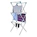 Minky Homecare Trio Concertina Drying Rack, 49', Silver