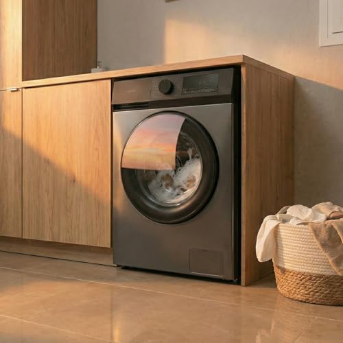Lavatrice Carico Frontale 10Kg Bolero DressCode 10450 Inverter Steel, 1400 rpm, 16 Programmi, Classe A-10%, Motore Inverter Plus, Allergy Care, Pearl Drum, Silence, Stop&Go, KidLock