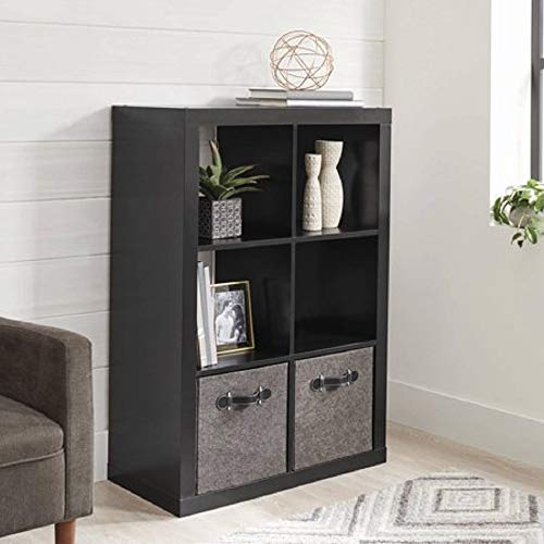 image for Better Homes and Gardens.. Bookshelf Square Storage Cabinet 4-Cube Org
