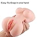 Male Masturbator,Lifelike Pocket Pussy with 3D Realistic Vagina Adult Male Sex Toy for Man Masturbation