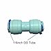 Malida water purifiers Tube Quick Connector Fittings Set of 10 (1/4