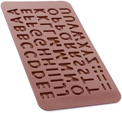 WDYJMALL Alphabet Letters Shape Silicone Fondant Chocolate Candy Mold Cake Baking Mould