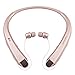 LG TONE HBS-910 Infinim Bluetooth Wireless Stereo Headphones with Harman Kardon Sound- Rose Gold (Renewed)