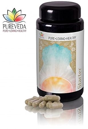 Pureveda Starter, Rasayana, Neem, Myrrhe, Mumijo Shilajit, 1000mg, pure Qualität, rein natürlich, 90 vegetarische Kapseln, he