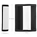SEG Direct Black and White Seat Belt Pads Pack of 2