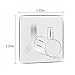 Damage Free Adhesive Hooks Made of Stainless Steel-Heavy Duty（10lb） Ultra Strong (3 Pieces Single Hook)