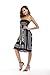 Zyyfly Strapless Dress Beach Dresses for Women Summer Casual Tube top Sun Dress Black