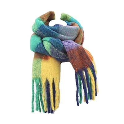 Women's Cozy Tartan Scarf Wrap Shawl Neck Stole Warm Plaid Checked Pashmina Women's Cozy Tartan Scarf Wrap Shawl Neck Stole Warm Plaid Checked Pashmina