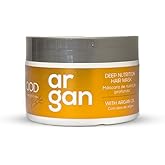 QoD PRO Argan Hair Mask, Deep Repair & Intense Nourishment, Frizz and Damage Control with Organic Argan Oil for Dry, Damaged, and Chemically Treated Hair, 10.5 oz (300 g)