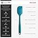StarPack Silicone Spatula Set (2 Small, 2 Large) - Rubber Spatulas Silicone Heat Resistant to 480°F - Hygenic One Piece Design, Non Stick Kitchen Spatula Set (Teal Blue)