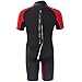 Dark Lightning Kids Wetsuit for Boys and Girls, 3mm Shorty Neoprene Thermal Swimsuit, Wet Suits Size 1-14 Cover Infant/Baby/Toddler/Junior/Youth