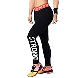 STRONG By Zumba Let It Sync In Ankle Leggings, Bold Black (S)