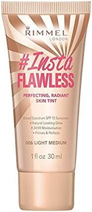 Rimmel Insta Flawless Skin Tint, 006 Light Medium, 1 fl oz (Pack of 2)