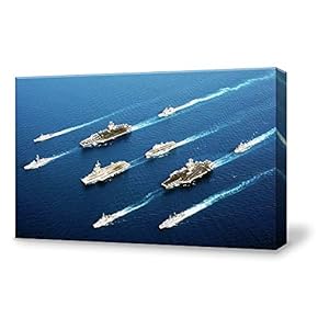 Canvas Wall Art for Living Room,Bedroom Home Artwork Paintings Aerial Photo Ready to Hang - 12x18 inches
